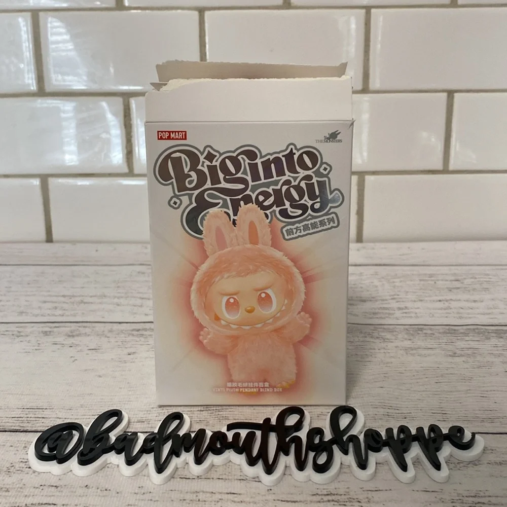*Pop Mart Labubu Big Into Energy BIE Series Blind Box Plush Bag Charm - Love - Picture 9 of 13